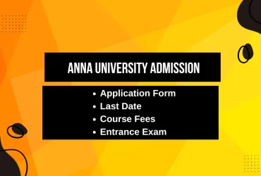 Anna University Admission