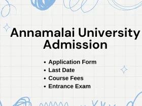 Annamalai University Admission