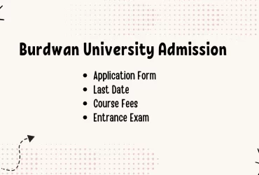 Burdwan University Admission