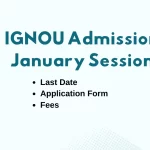 IGNOU Admission January Session