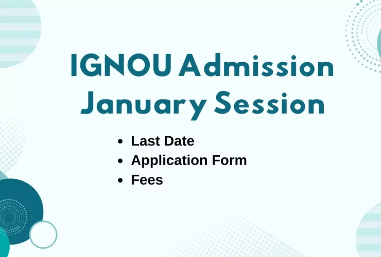 IGNOU Admission January Session