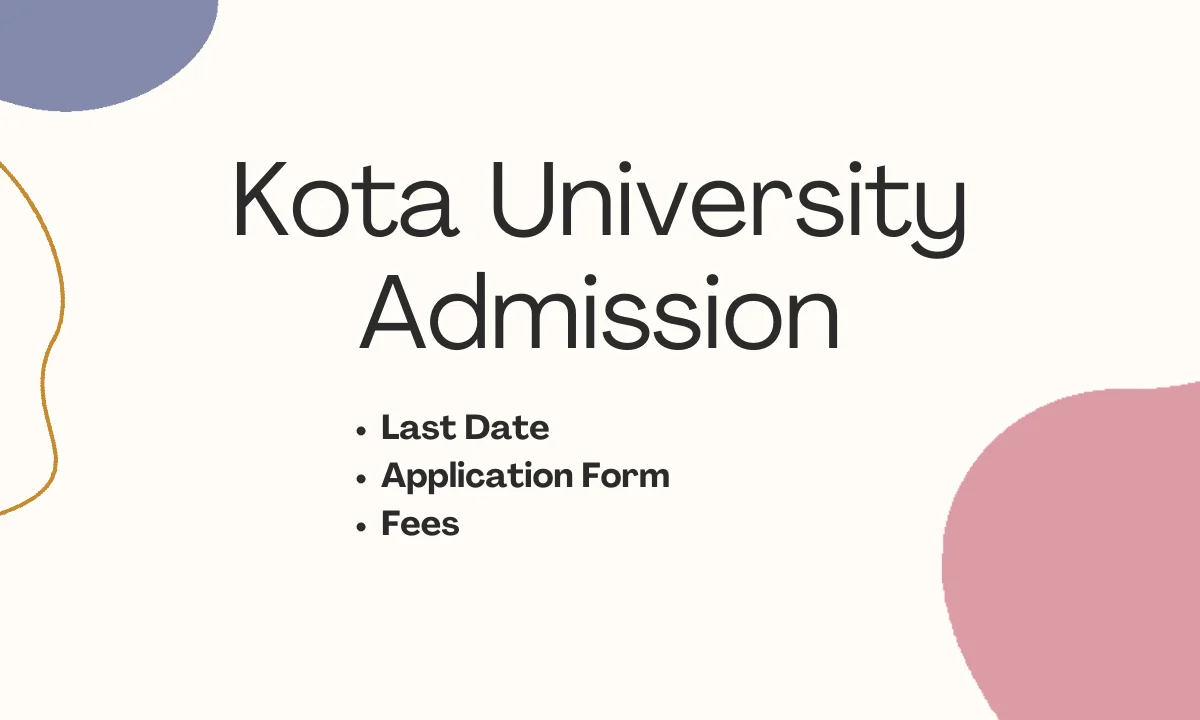 Kota University Admission